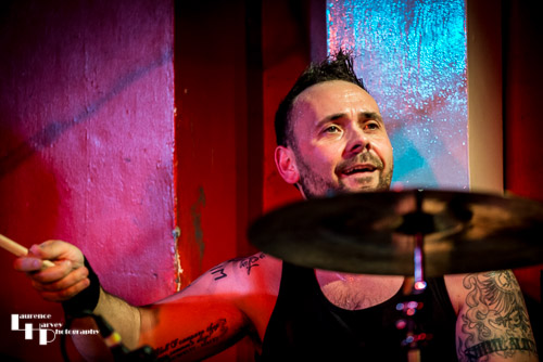 Dan Chantrey on drums