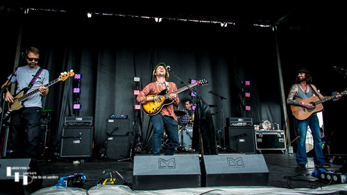 Xander & The Peace Pirates on stage at Ramblin' Man Fair