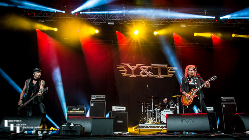 Y&T: Y&T on stage at Ramblin' Man Fair