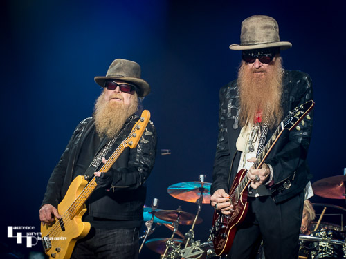 ZZTop: Billy Gibbons on guitar, Dusty Hill on bass