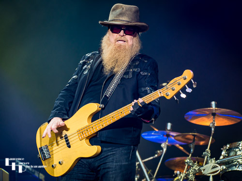 ZZTop: Dusty Hill on bass & vocals