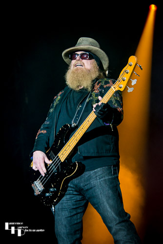 ZZTop: Dusty Hill on bass & vocals