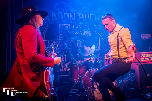 Aaron Buchanan on vocals & Laurie Buchanan on guitar