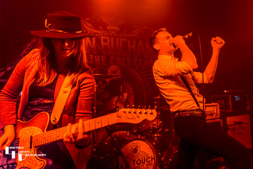 Aaron Buchanan on vocals & Laurie Buchanan on guitar