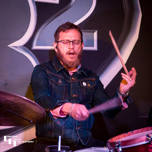 Matt Cowley on drums