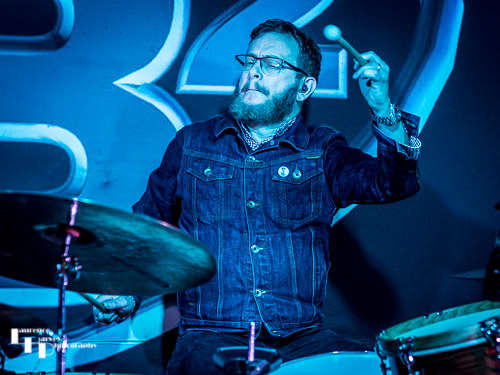 Matt Cowley on drums