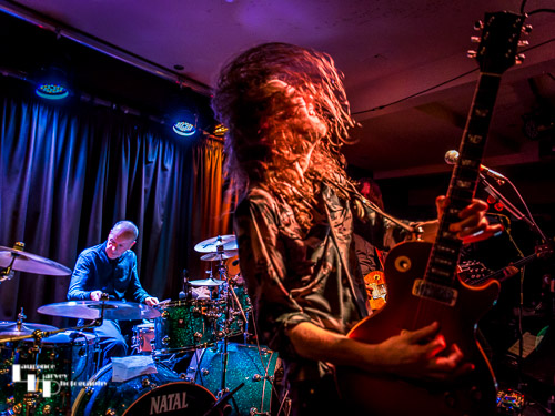 Brian Downey on drums & Phil Edgar on guitar