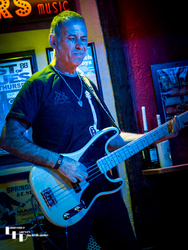 Derek White on bass