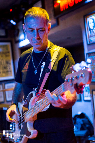 Derek White on bass