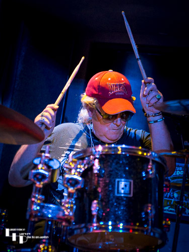 Chris Sharley on drums