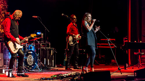 Beth Hart & her band on stage at The Regent Theatre