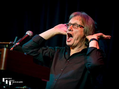 Paul Long on keyboards and vocals