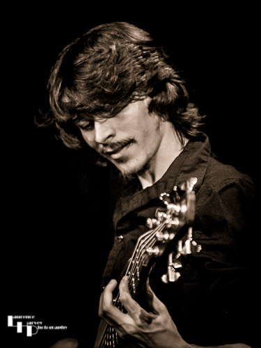 Adam Pyke on bass