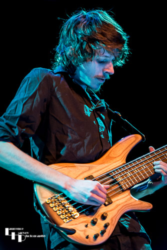 Adam Pyke on bass