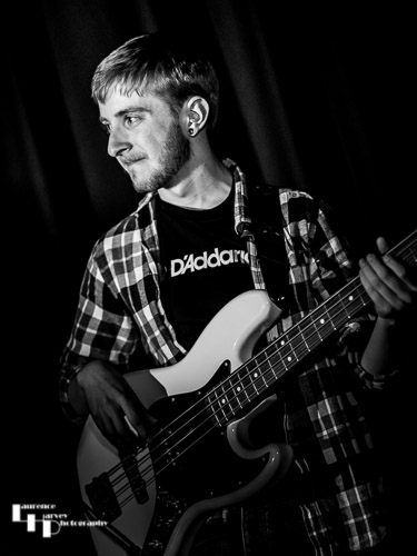 Harley Cotton on bass