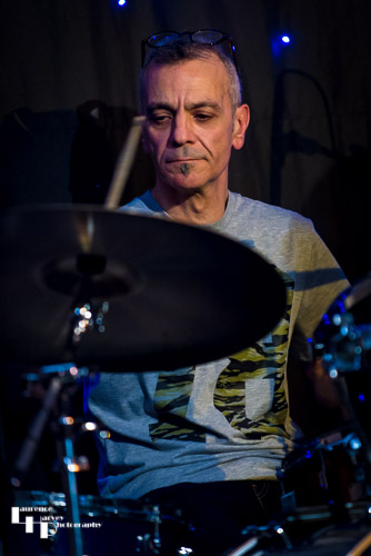 Sol Erza on drums