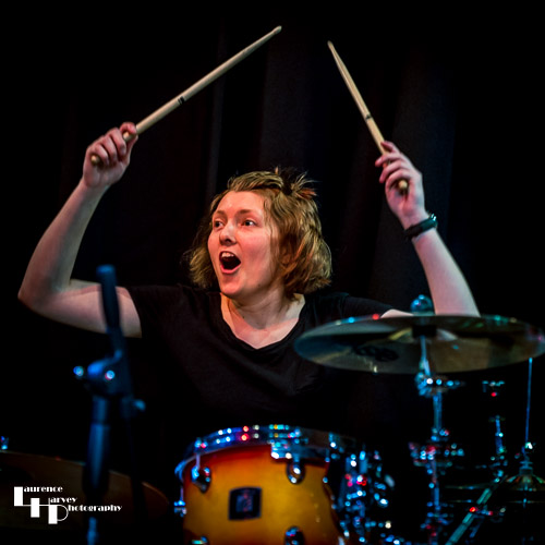 Amanda Dal on drums
