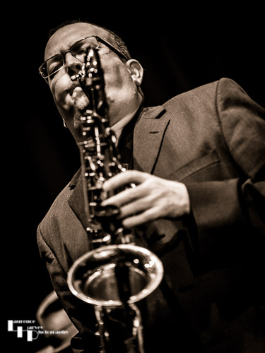 Phil Marshall on saxophone