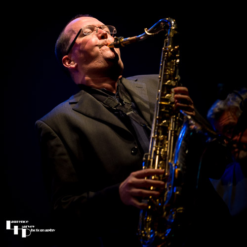 Phil Marshall on saxophone
