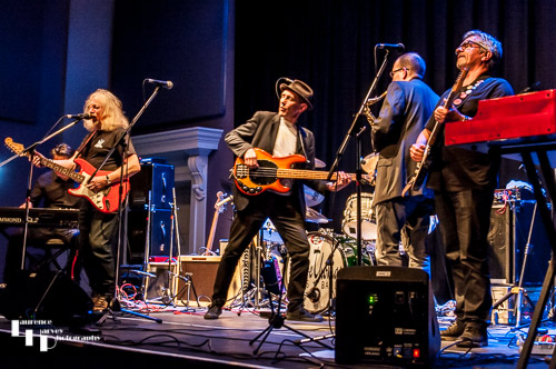 The Dave Thomas Blues Band on stage at The Corn Hall