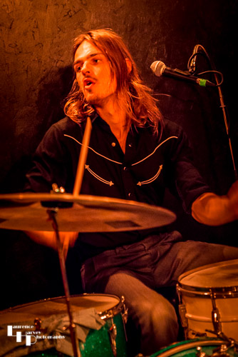 Luka van de Poel on drums
