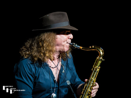 Tom Gimbel on saxophone