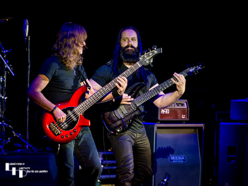 John Petrucci on guitar & Dave LaRue on bass