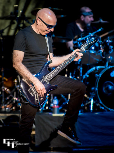 Joe Satriani on guitar
