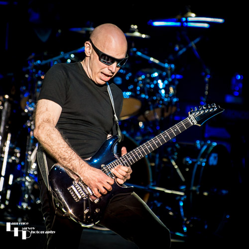Joe Satriani on guitar