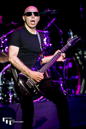 Joe Satriani on guitar