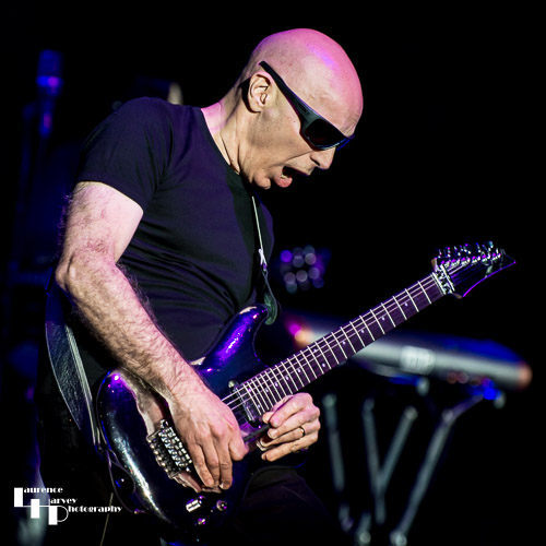 Joe Satriani on guitar