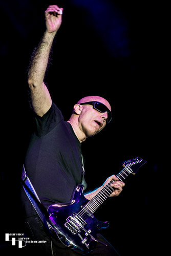 Joe Satriani on guitar