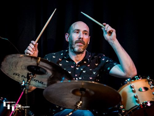 Sam Kelly on drums