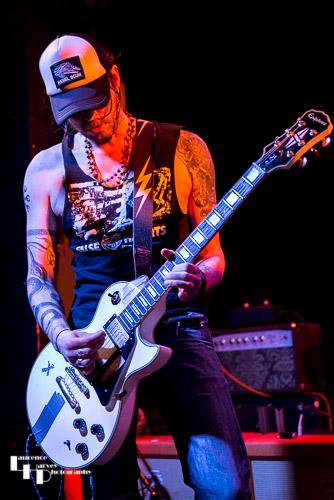 Liam Henry on guitar