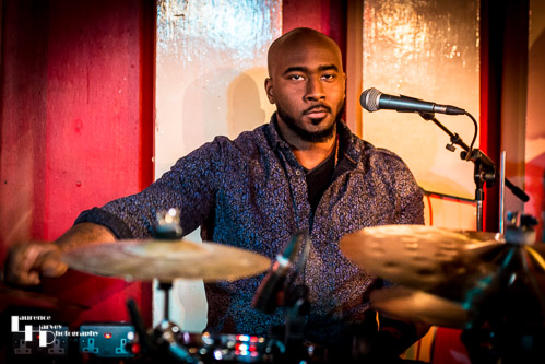 Byron Kane on drums