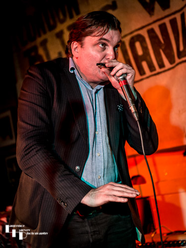 Guest, Giles Robson on harmonica