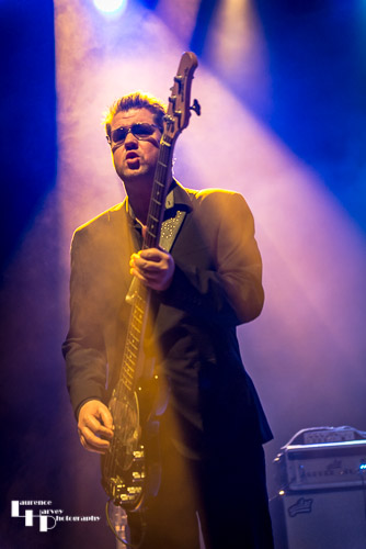 Lindsay Coulson on bass