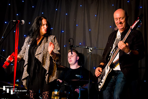 Sophie Lindsay on vocals & Trev Turley on bass
