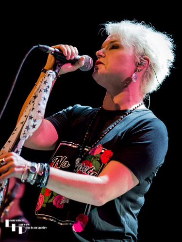 Rebecca Downes on vocals