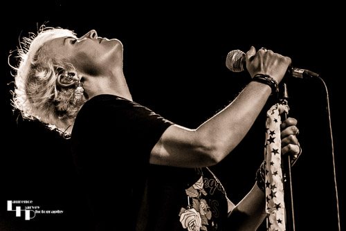 Rebecca Downes on vocals