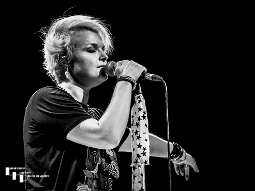 Rebecca Downes on vocals