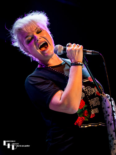 Rebecca Downes on vocals