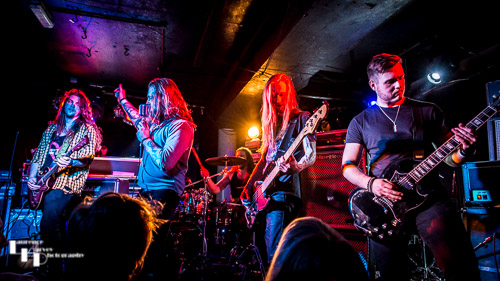 Switch Blade City on stage at The Underworld