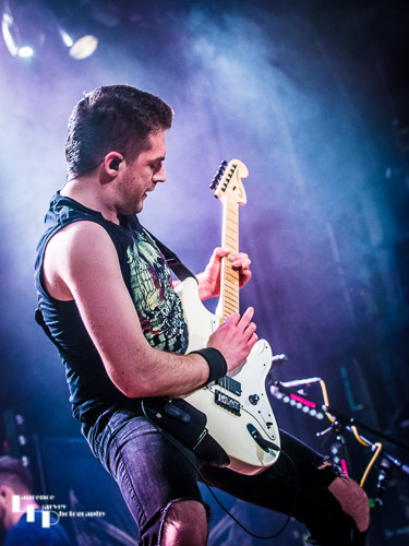 Chris Davis on guitar