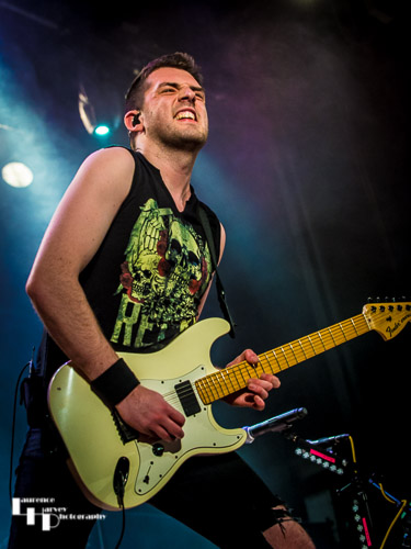 Chris Davis on guitar