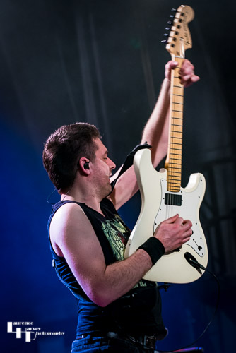 Chris Davis on guitar