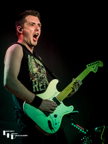 Chris Davis on guitar