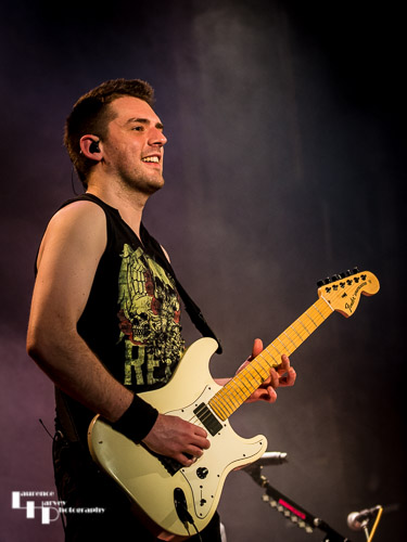 Chris Davis on guitar
