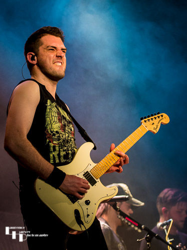 Chris Davis on guitar
