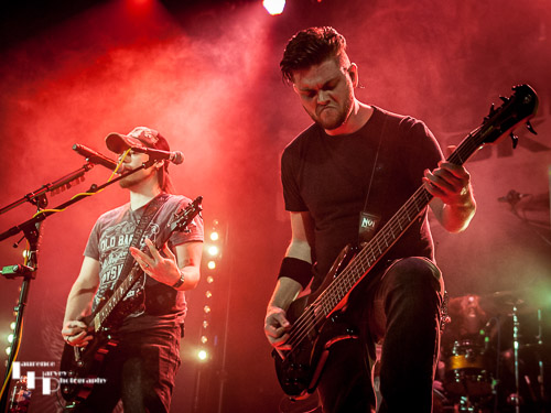 Rich Moss on vocals & backing guitar, Kieron Conroy on bass